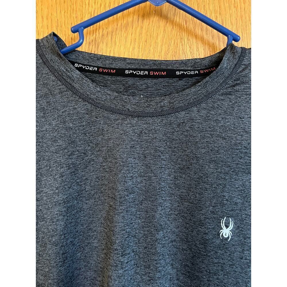 Spyder Rash Guard gray long sleeve T-shirt, men's size XL